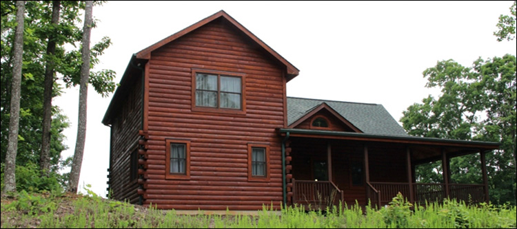 Professional Log Home Borate Application  Shelby County, Kentucky