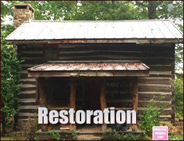 Historic Log Cabin Restoration  Shelby County, Kentucky
